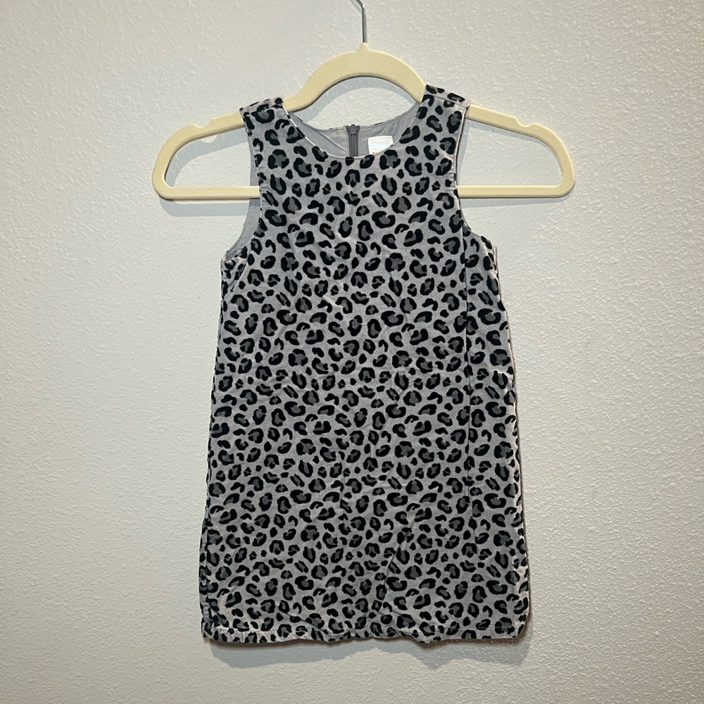 Gymboree Toddler Girl Leopard Print Short Sleeve Dress Size 5